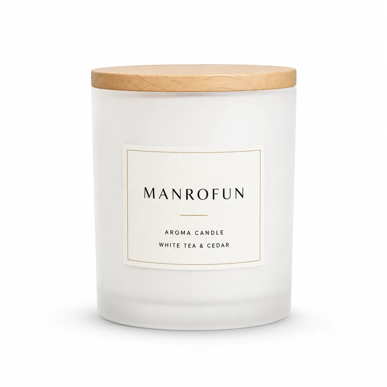 Soft Color Scented Candle Jar Collection with Wooden Lid and Custom Label 1