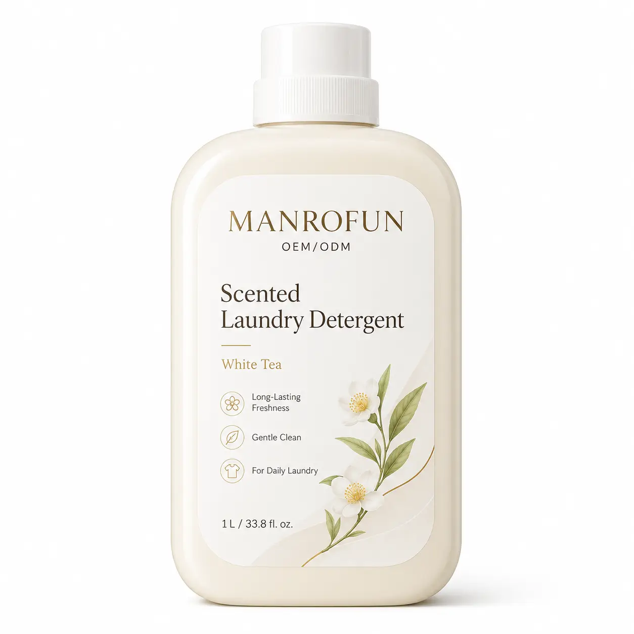 Compact Bottle Scented Liquid Laundry Detergent for Daily Fabric Care OEM Private Label 1