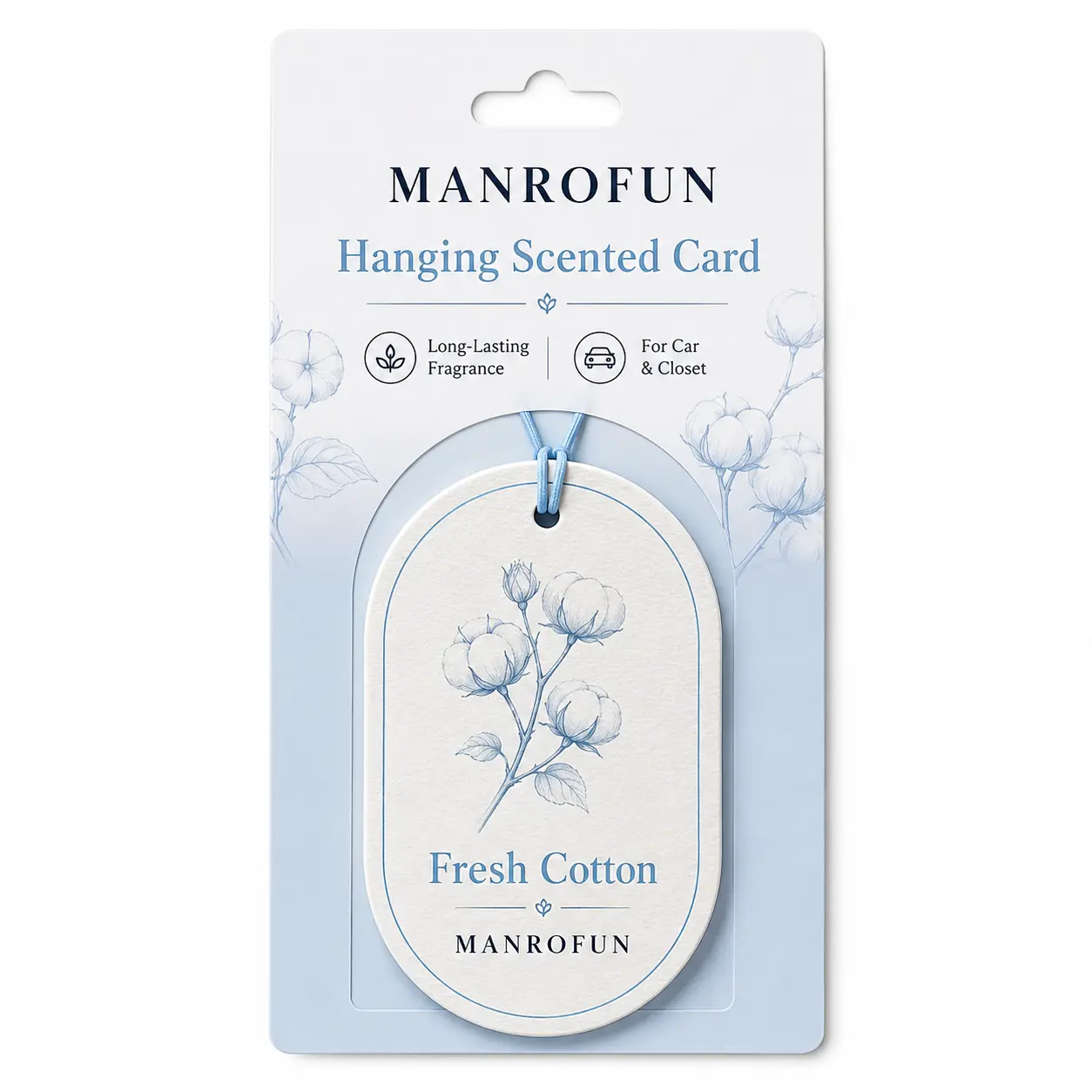 Retail Hanging Fragrance Card Air Freshener for Car Closet and Wardrobe Use 1