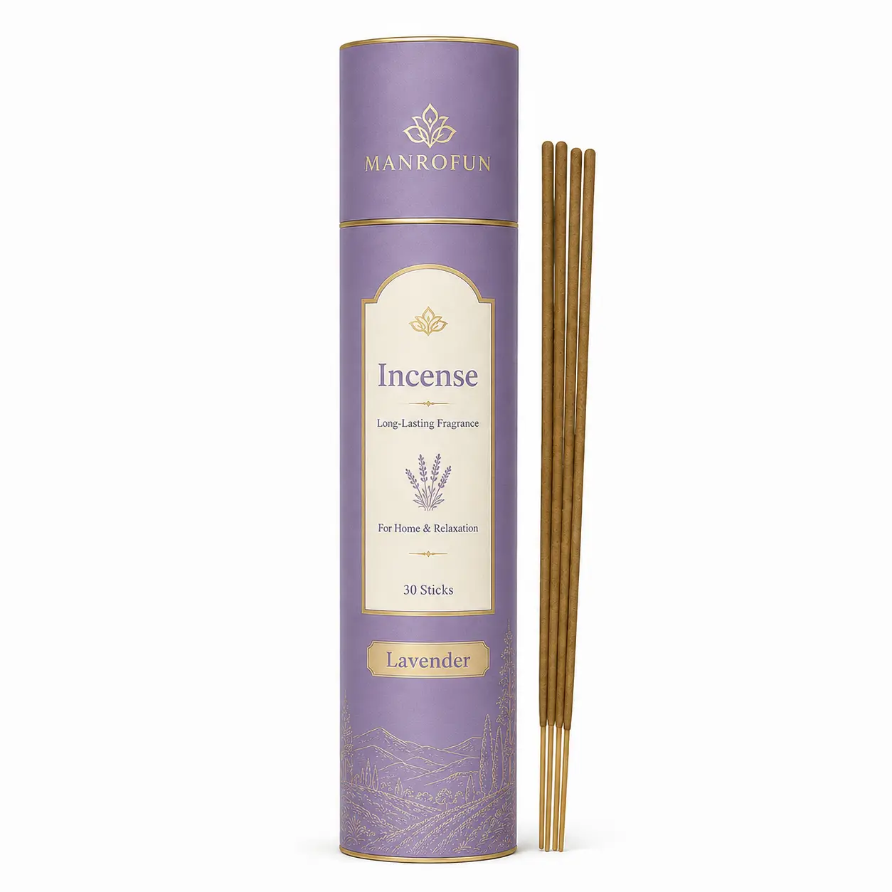 Cylindrical Tube Incense Set for Home Aroma Meditation and Gift Packaging 1