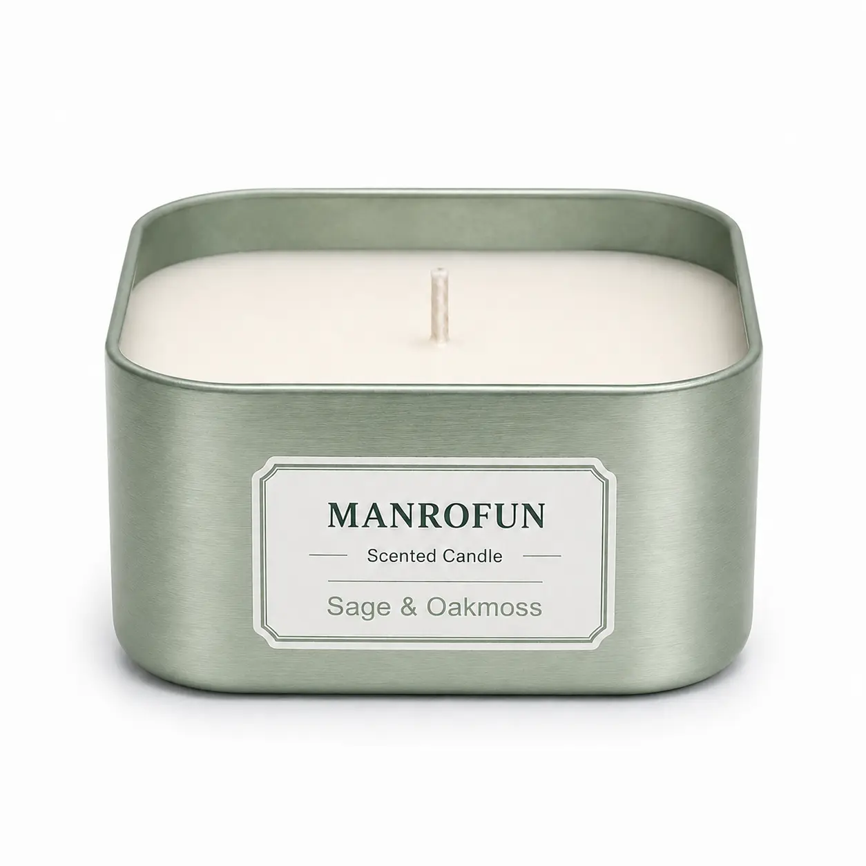 Rectangular Metal Scented Candle Collection for Private Label Home Fragrance Brands 1