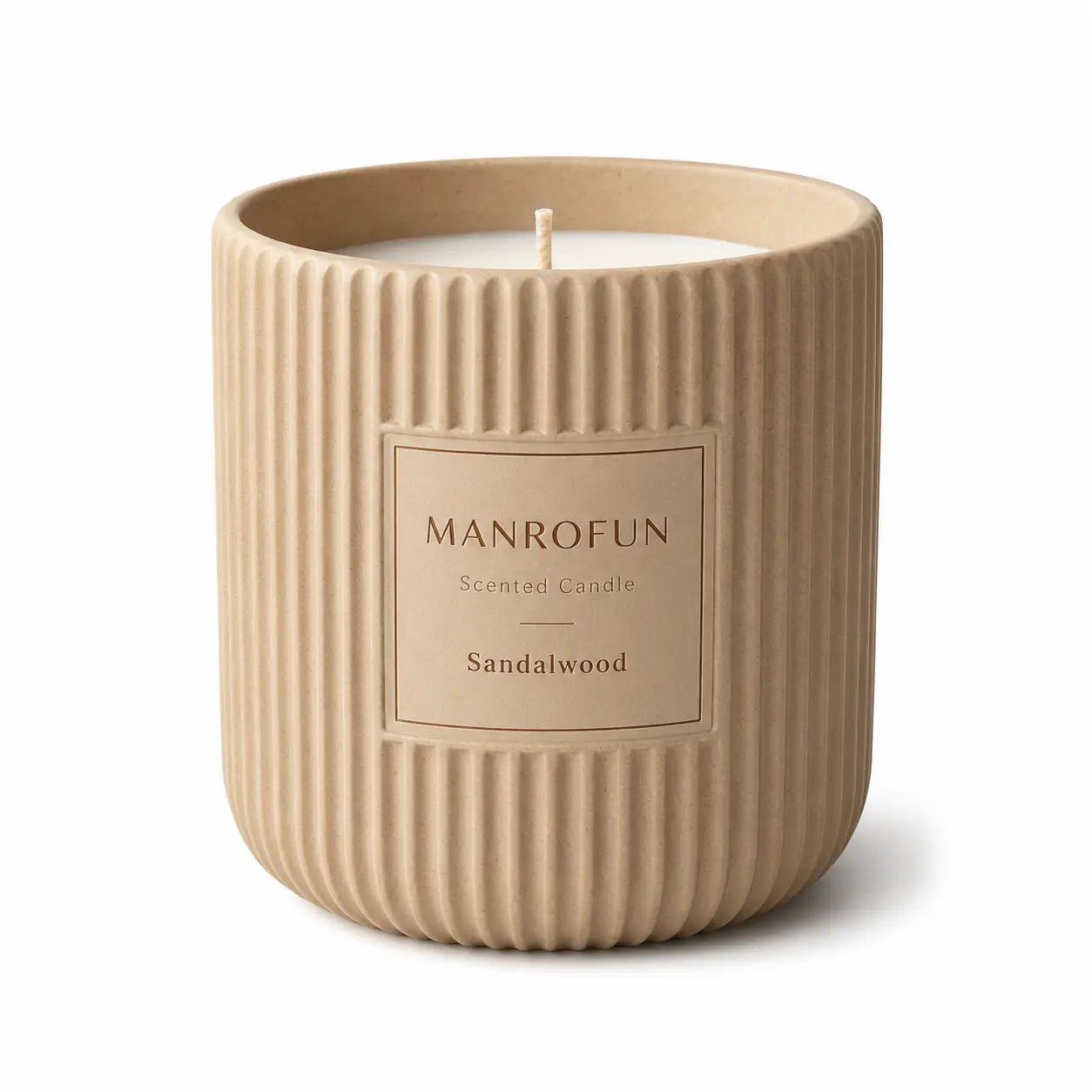 Ribbed Ceramic Candle Series for OEM Aromatherapy and Decorative Fragrance Collections 1
