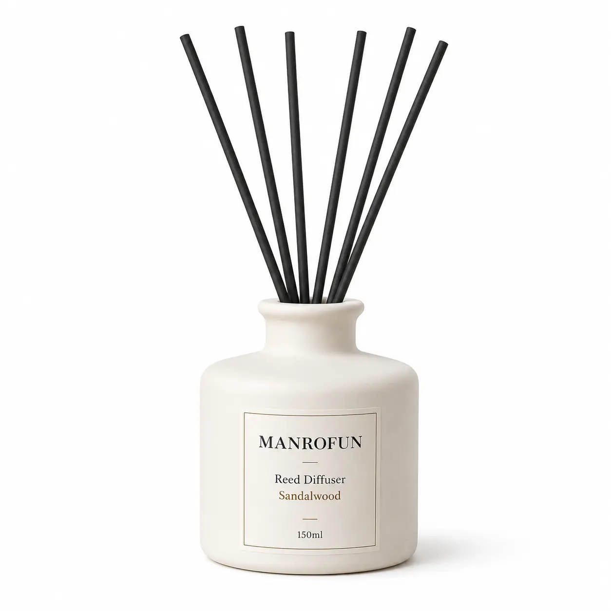 Matte Ceramic Aroma Diffuser Bottle with Minimal Home Fragrance Style 1