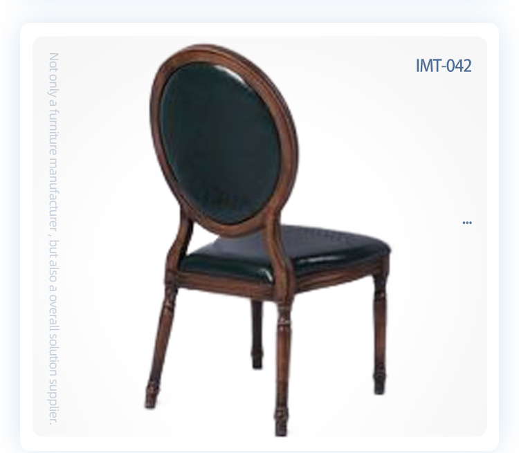 wholesale round back wood look aluminum rivet hotel wedding banquet louis chair