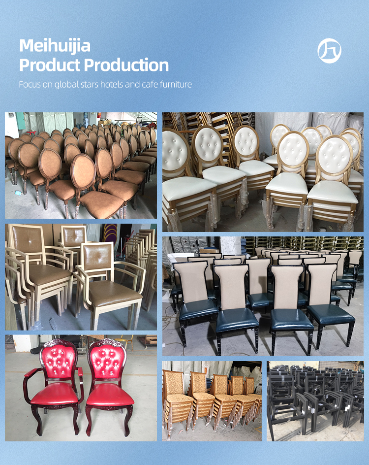 Wholesale stackable french style aluminium frame wedding banquet chair for dining