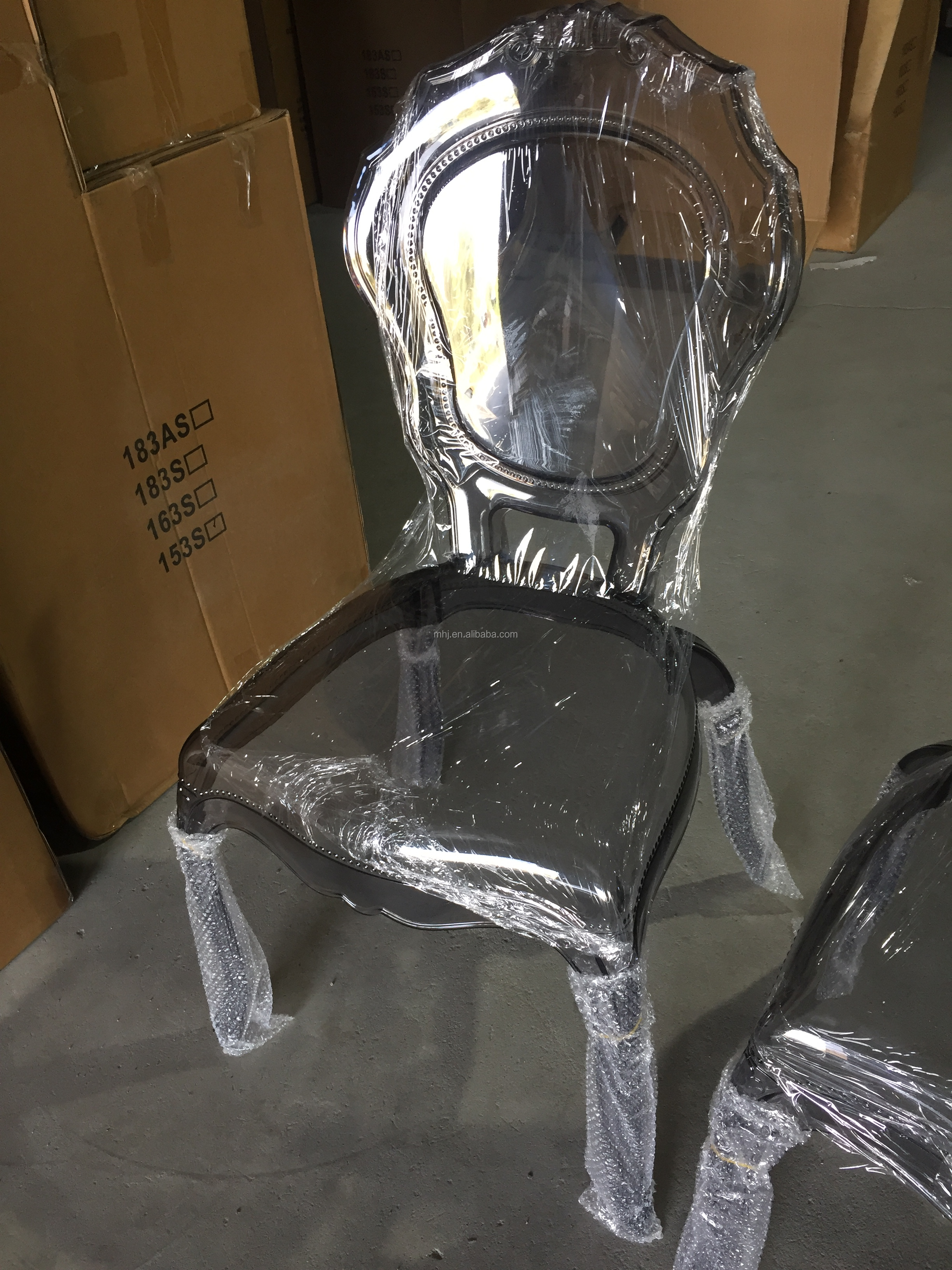 MHJ furniture - High Quality Polycarbonate Crystal Acrylic Banquet Chair For Outdoor Wedding Event Plastic chair and table 19