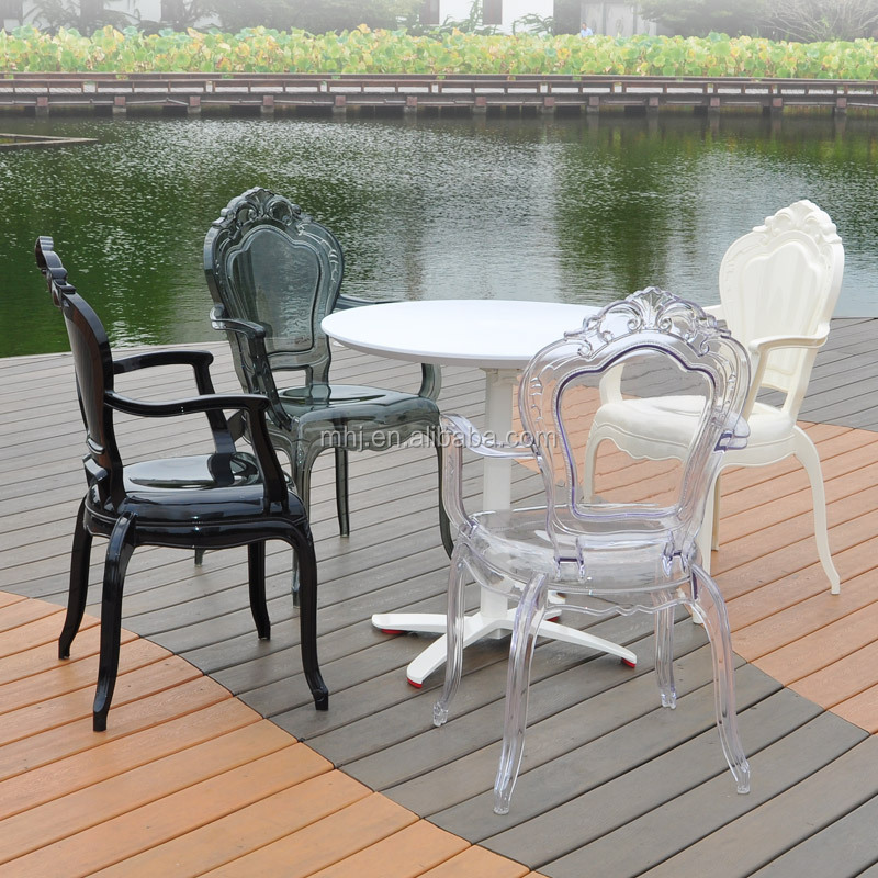 MHJ furniture - High Quality Polycarbonate Crystal Acrylic Banquet Chair For Outdoor Wedding Event Plastic chair and table 9