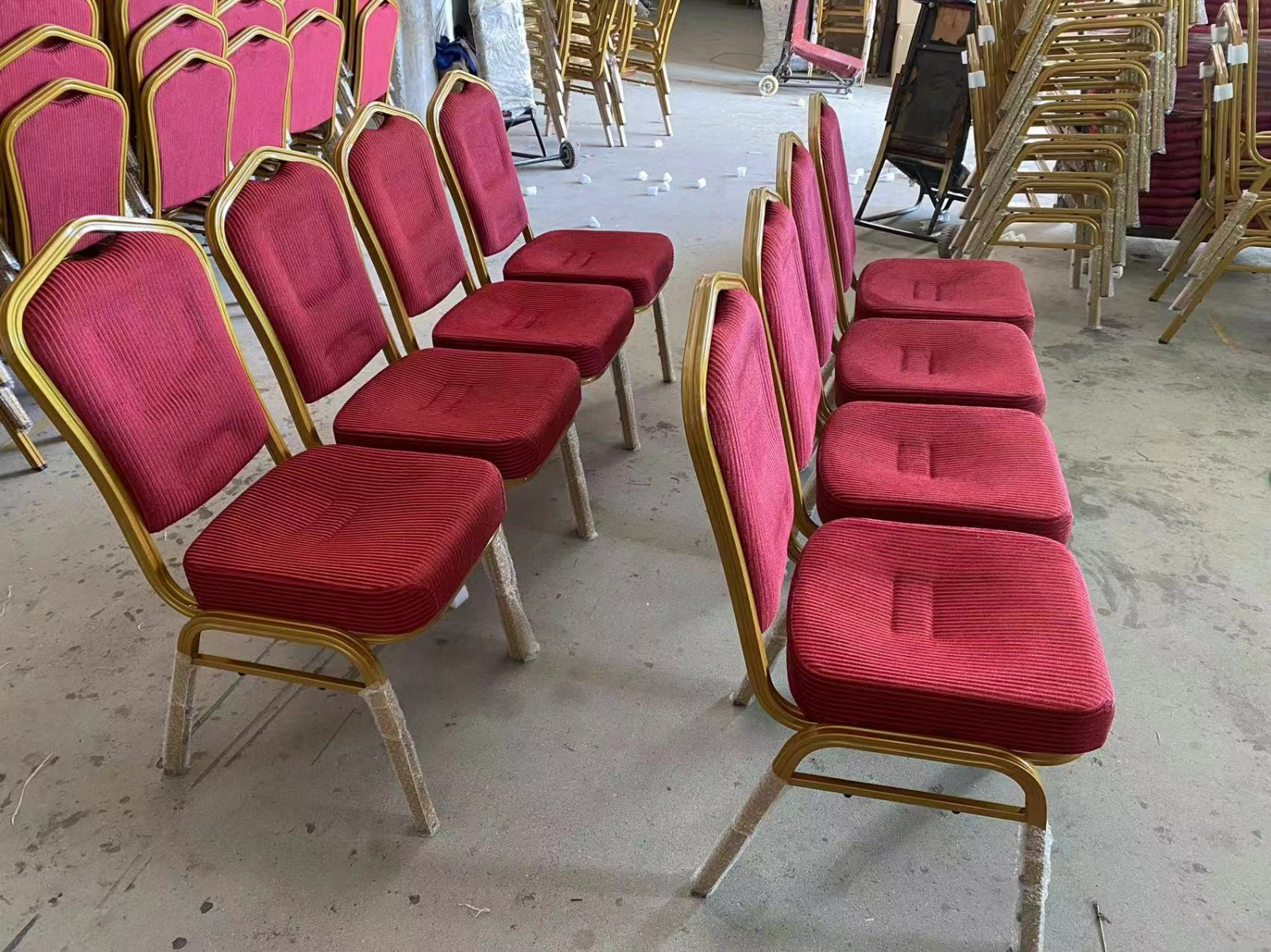 French retro event party oval back chair furniture antique banquet back Louis wedding chair Louis chair 11