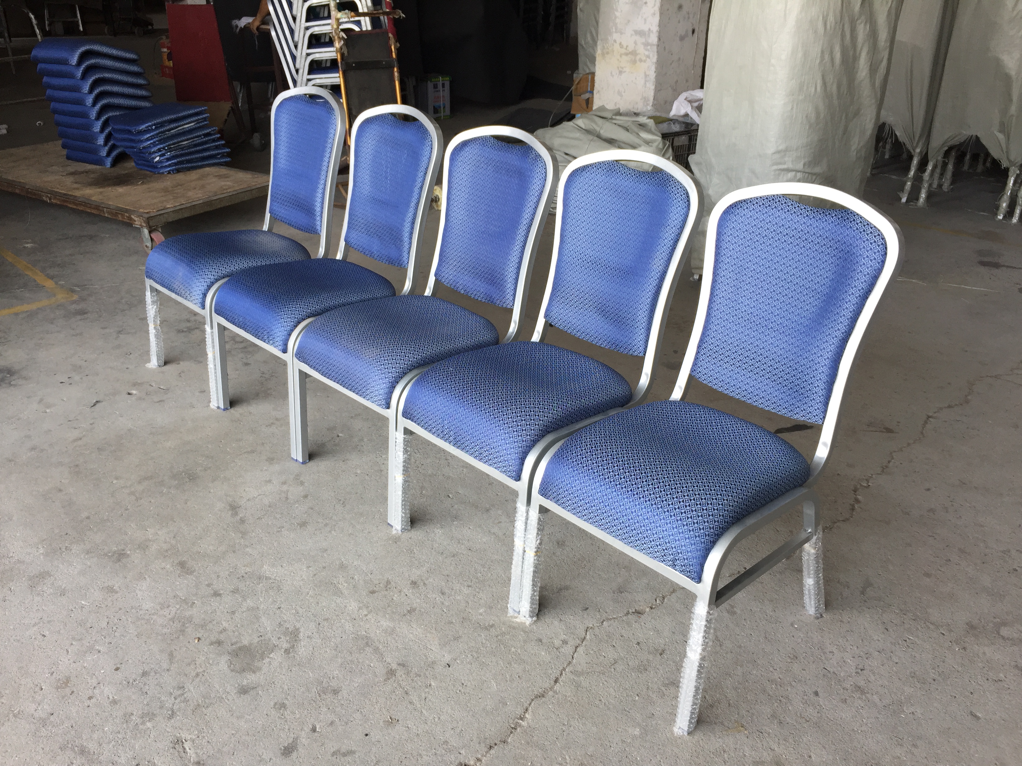 French retro event party oval back chair furniture antique banquet back Louis wedding chair Louis chair 10