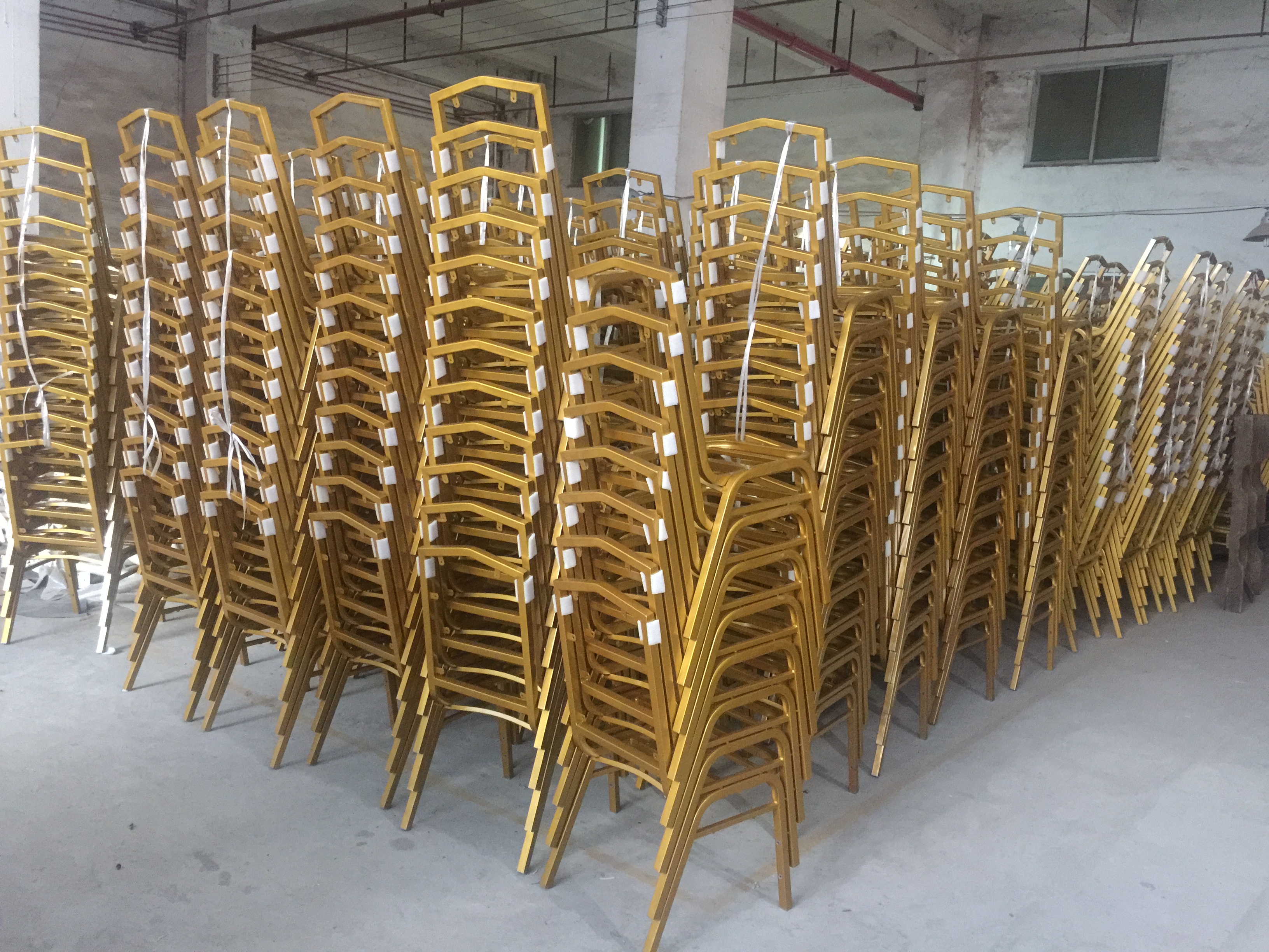 Banquet Hall Restaurant High Quality Aluminum Hotel Chair 9
