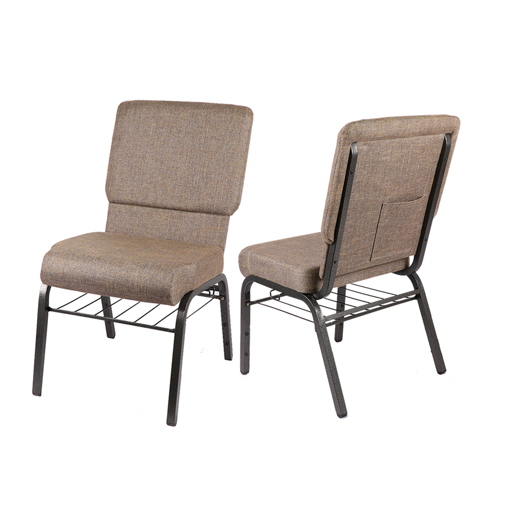 Customized Church chair with bookrack and pockect manufacturers From China | MHJ furniture 8
