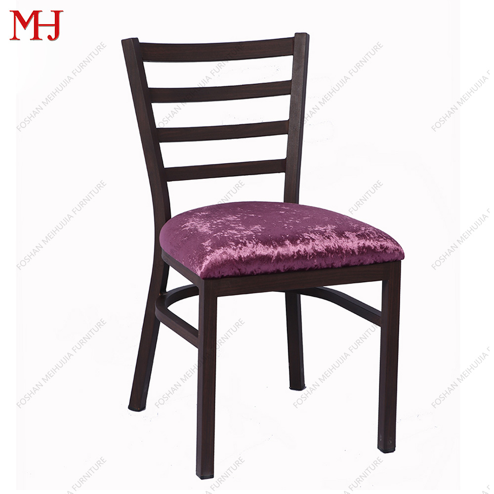 Wholesale rental popular custom aluminum soft cloth hotel wedding chairs 8