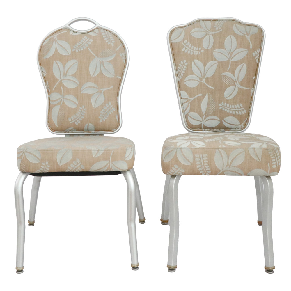 Wholesale fancy modern aluminum stacking chairs, church wedding chairs, rocking chairs-MHJ furniture 9
