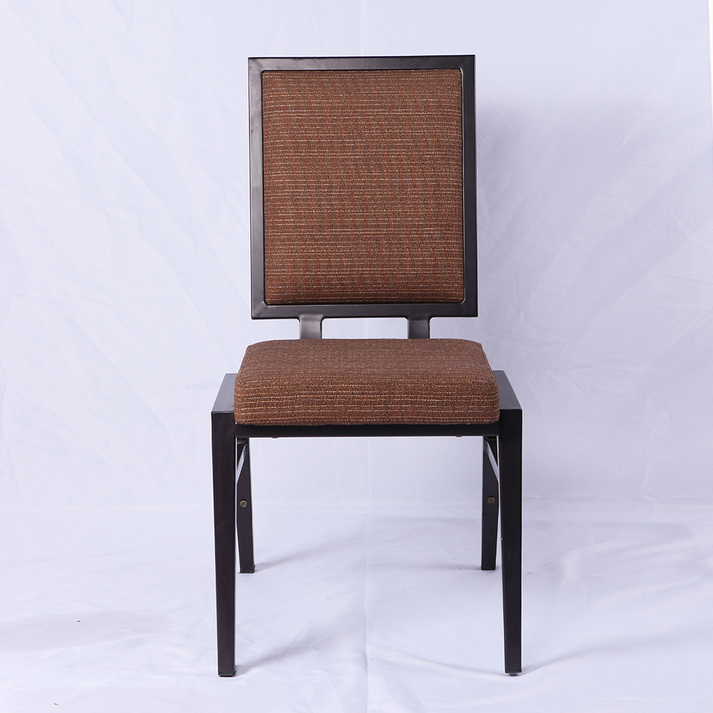 Commercial Stackable Banqut Hotel Metal Legs Flex Back Chair For Events 9