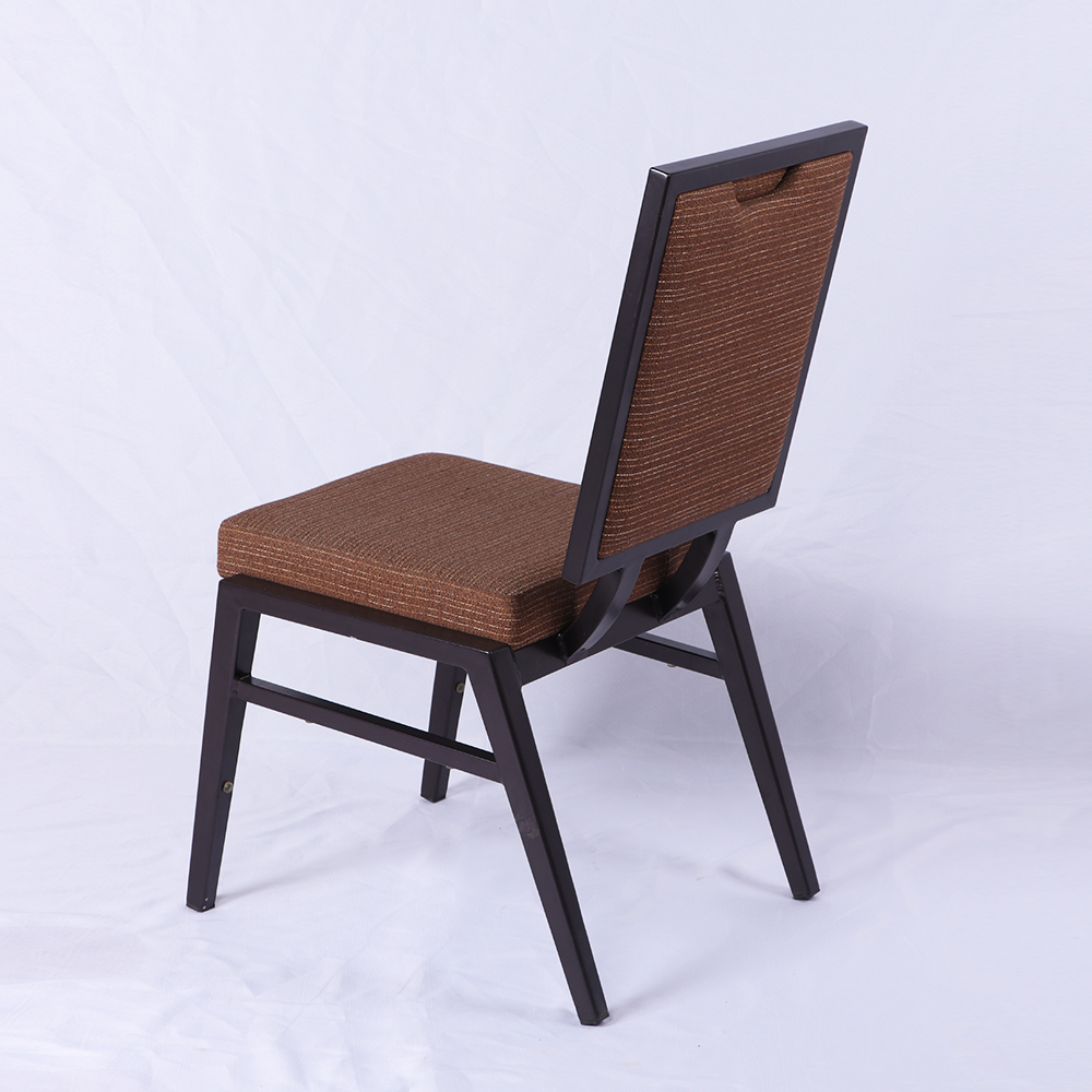 Commercial Stackable Banqut Hotel Metal Legs Flex Back Chair For Events 8