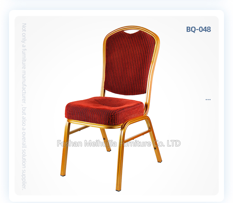 5 stars banquet seating hotel banquet hall chairs with curve cushion