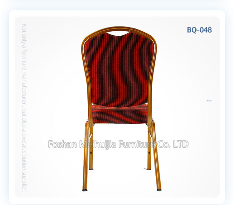 5 stars banquet seating hotel banquet hall chairs with curve cushion