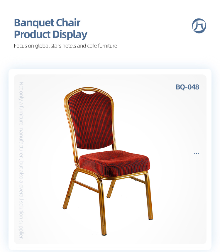5 stars banquet seating hotel banquet hall chairs with curve cushion