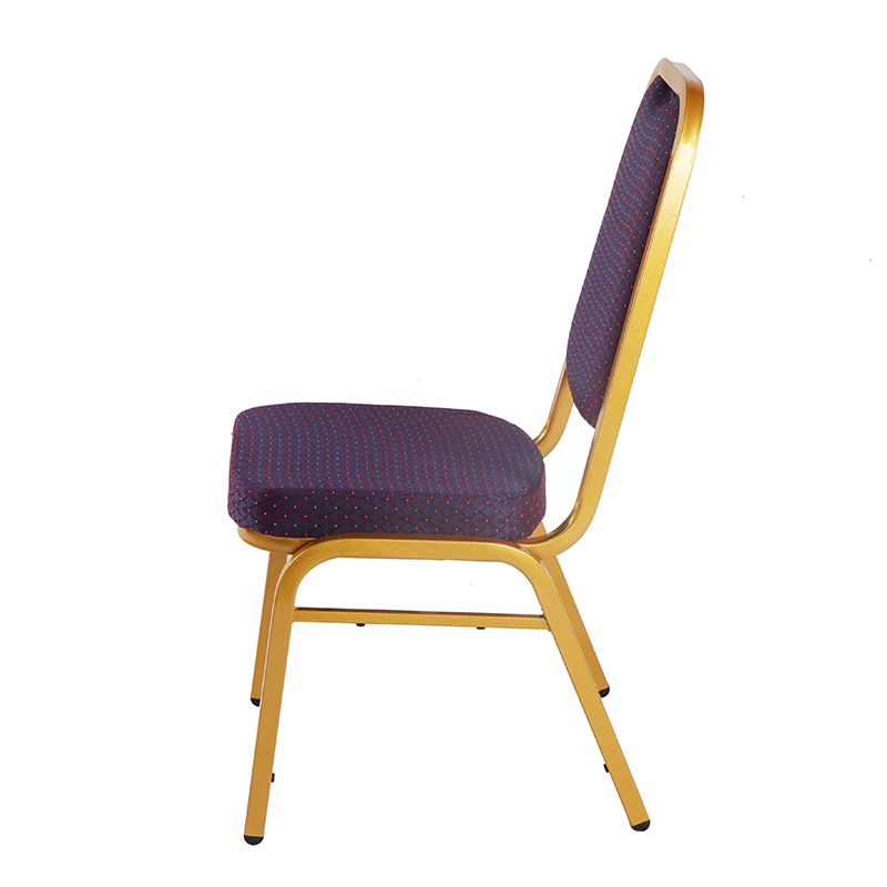 Luxury Hotel Hall Banquet Chair High Back Aluminium Metal Stacking Dining Chair1 11