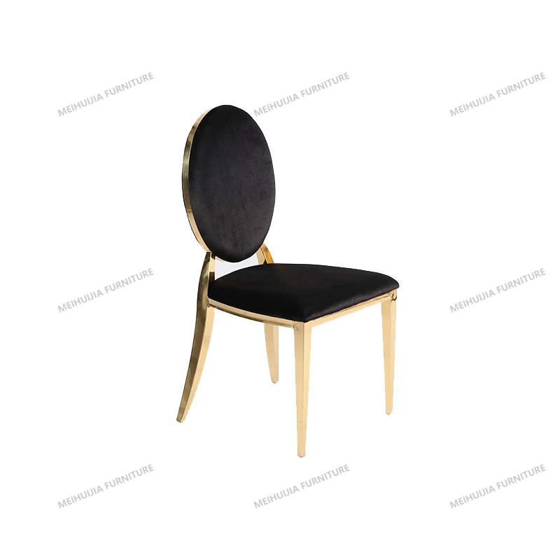 Customized stainless steel round back chair manufacturers From China | MHJ furniture2 1