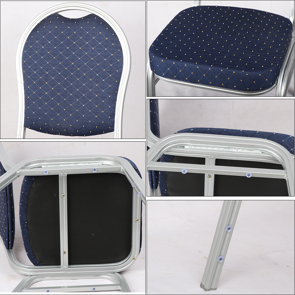 Lifepursue Metal Banquet Chair Hotel Restaurant Dining Project Chair 13