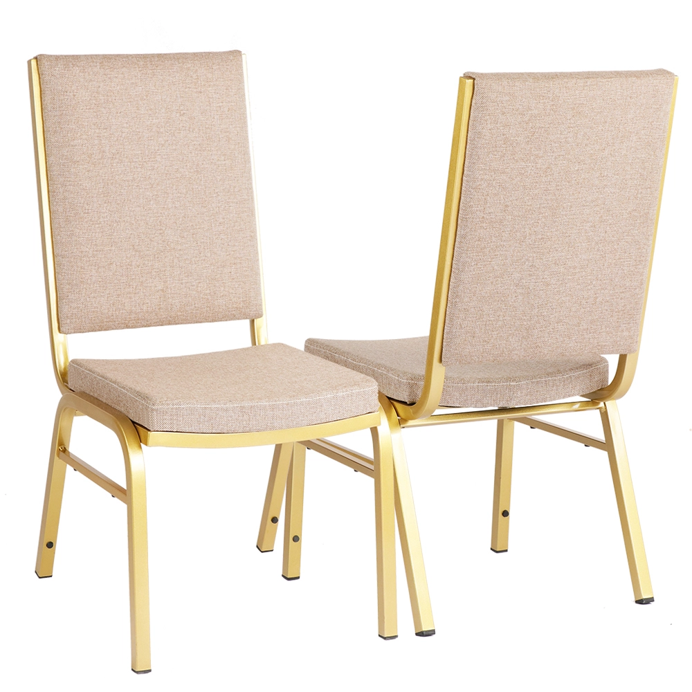 Luxury Hotel Hall Banquet Chair High Back Aluminium Metal Stacking Dining Chair2 1