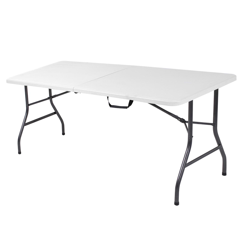 Outdoor Hdpe Picnic 6Ft Pe Rectangular Folding Plastic Table Mesas Plegables For Outdoor 11