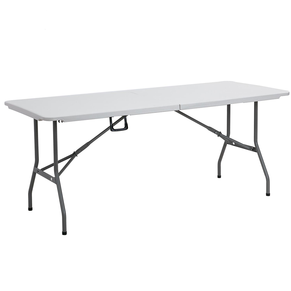 Outdoor Hdpe Picnic 6Ft Pe Rectangular Folding Plastic Table Mesas Plegables For Outdoor 10