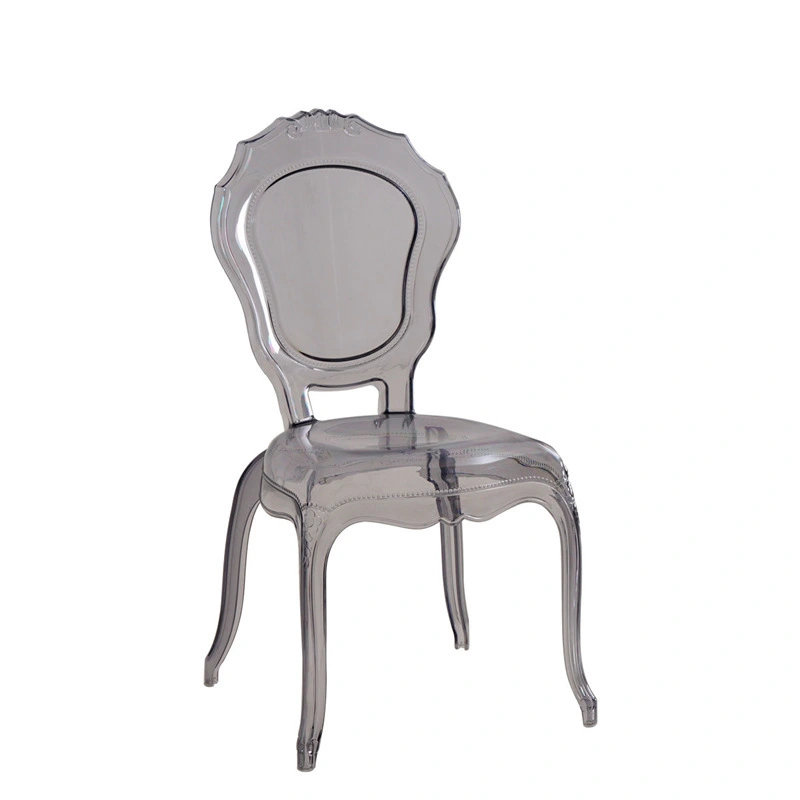 hot sale transparent wedding chair event acrylic crystal chair stacking clear resin hotel chair 1