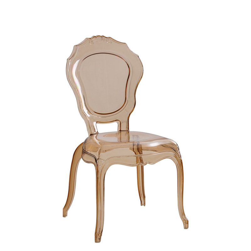 hot sale transparent wedding chair event acrylic crystal chair stacking clear resin hotel chair 11
