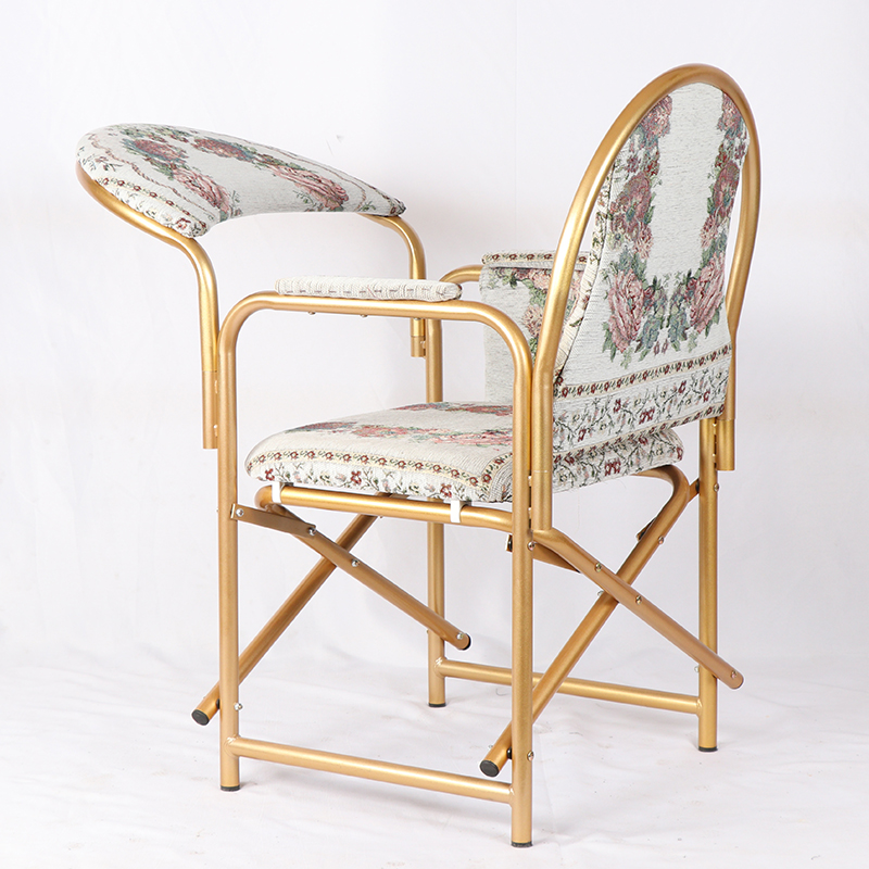 Wholesale Hot Sale Movable Pad Foldable Stacking Muslim padded Worship Metal Prayer Church Chair 9