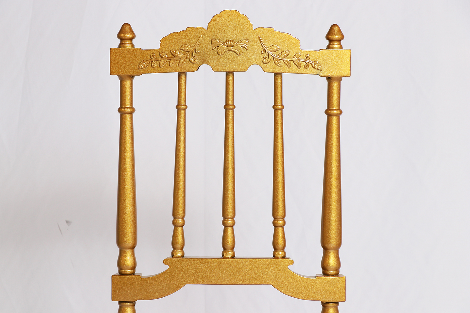 Tiffany Stacked Gold Metal Wedding Chairs with Cushion for Apartments 11