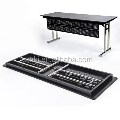 MHJ furniture - High Quality Stainless Steel Folding Conference Rectangular Table Tables 1