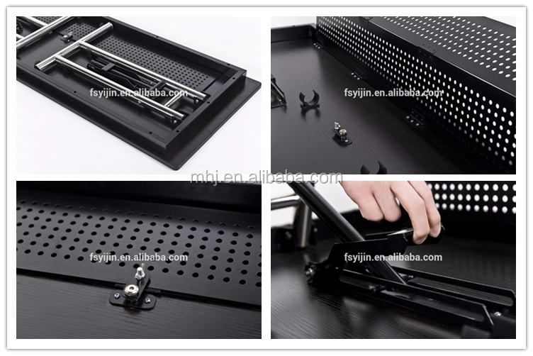 MHJ furniture - High Quality Stainless Steel Folding Conference Rectangular Table Tables 13