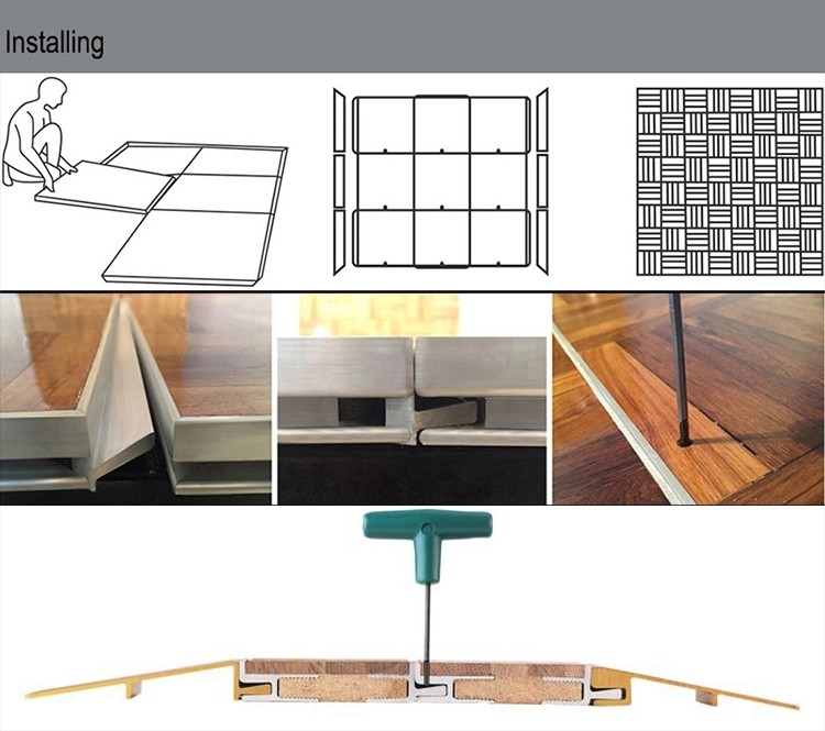 MHJ furniture - International Dancing Competition White Event Dance Floor For Wedding Party Hotel supplies 17