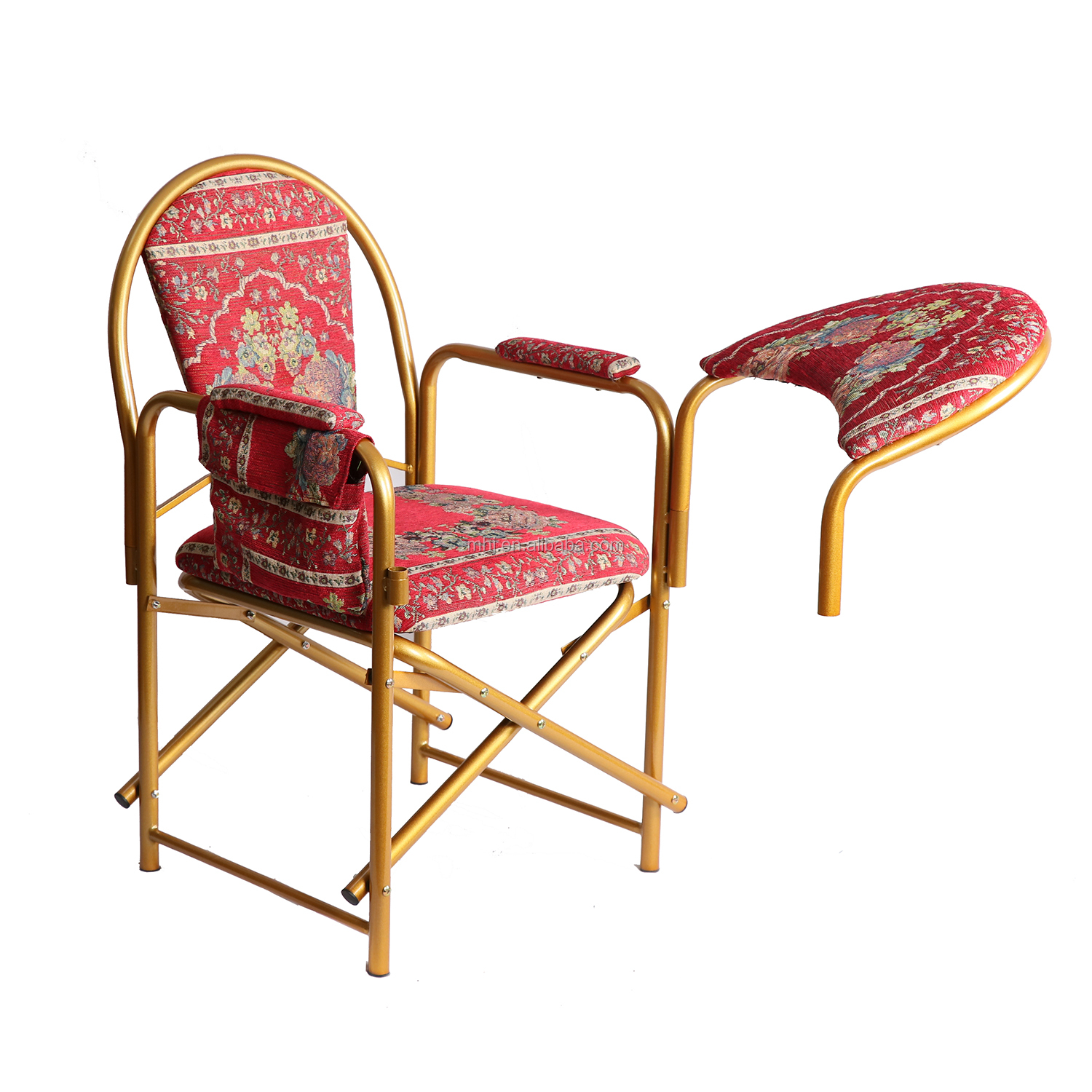MHJ furniture - Wholesale Metal Church Worship Muslim Prayer Folding Salah Chair Muslim chair 8