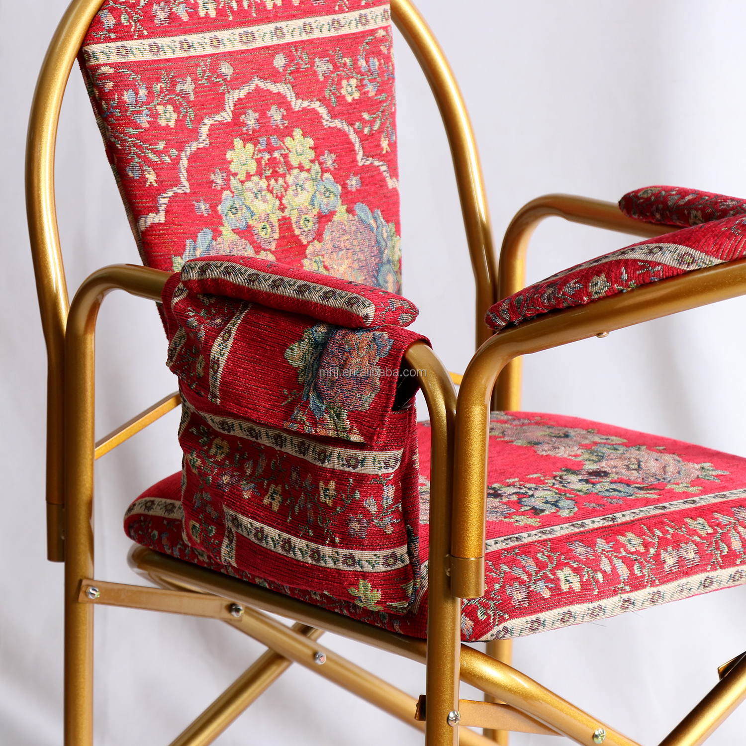 MHJ furniture - Wholesale Metal Church Worship Muslim Prayer Folding Salah Chair Muslim chair 11