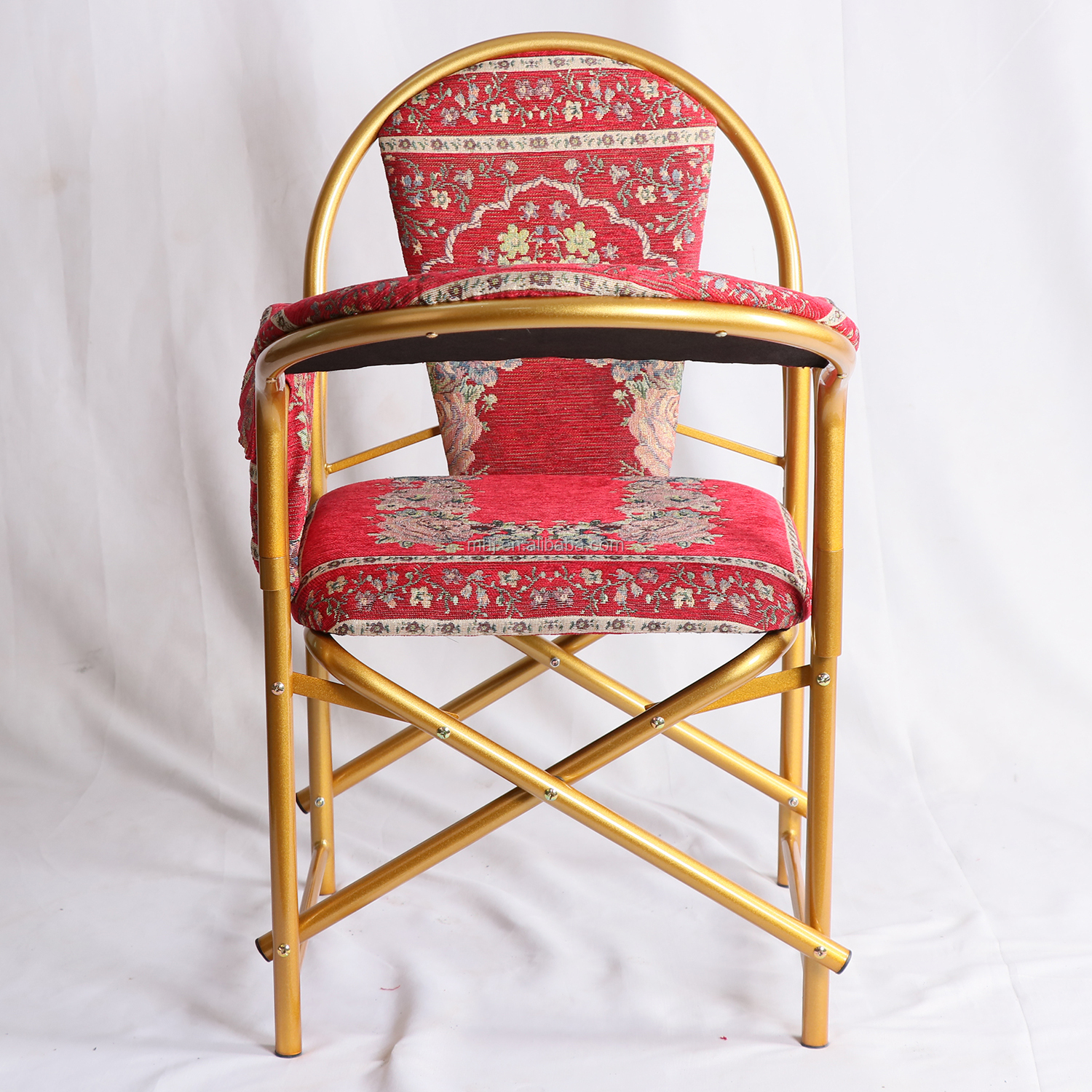 MHJ furniture - Wholesale Metal Church Worship Muslim Prayer Folding Salah Chair Muslim chair 9