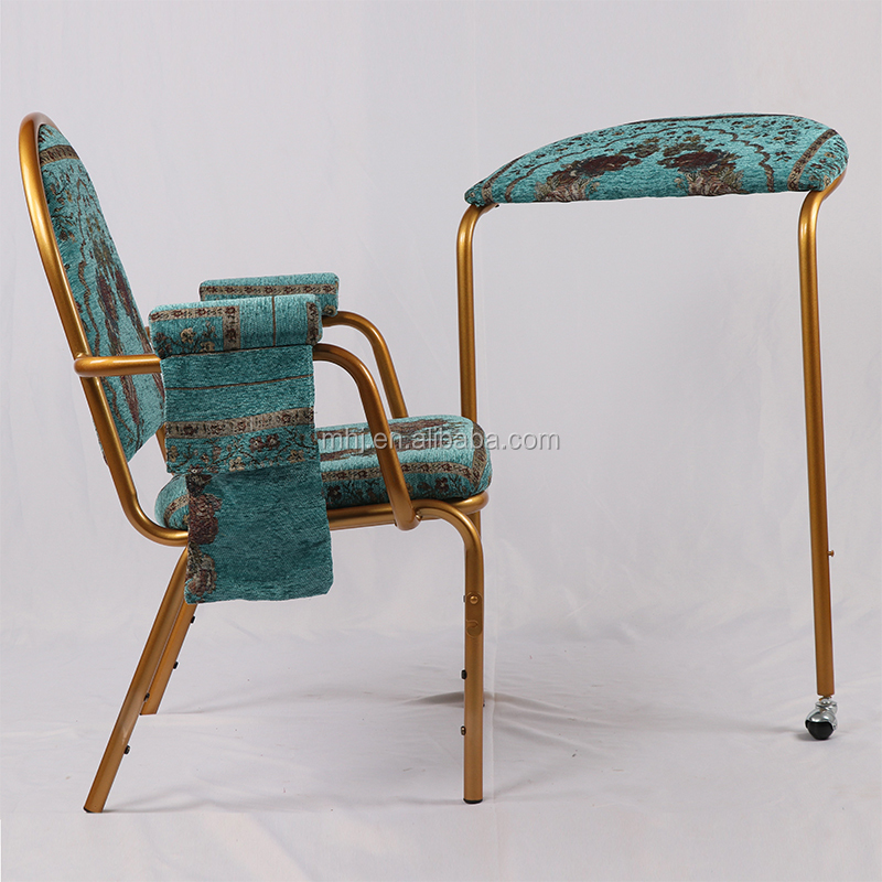 MHJ furniture - Stackable Metal Chair Hot Sales India Islam Mosque Muslim Prayer Mat Chairs Muslim chair 10