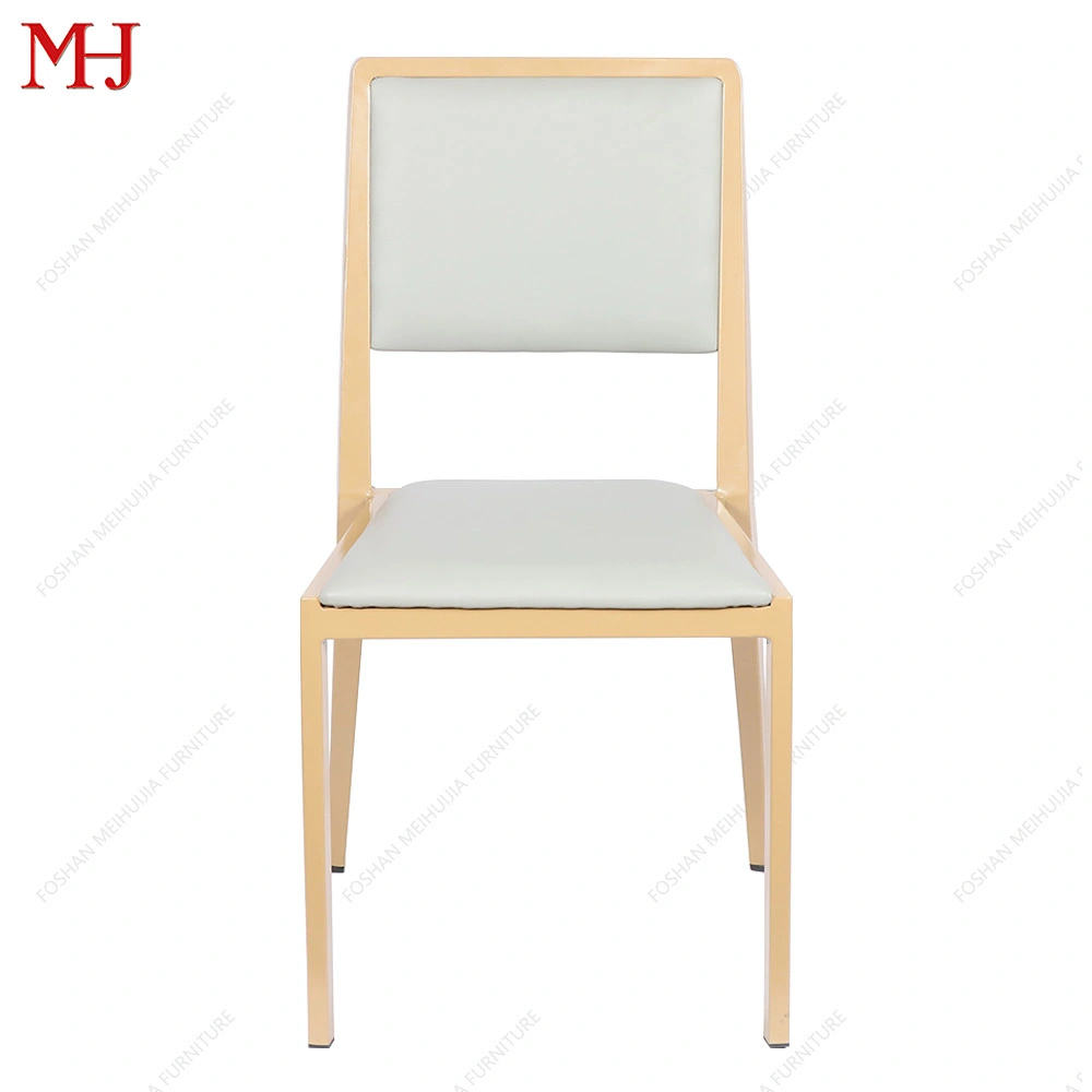 High grade customized design High quality leather chair, high-density foam and grey wood, used for dining room furniture 1