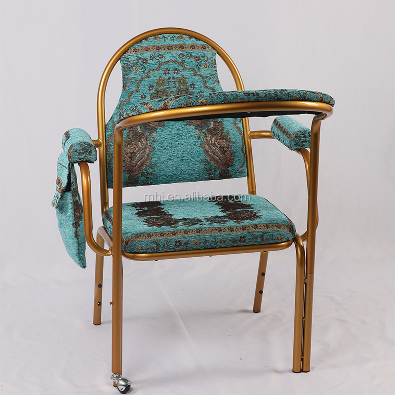 MHJ furniture - Stackable Metal Chair Hot Sales India Islam Mosque Muslim Prayer Mat Chairs Muslim chair 8