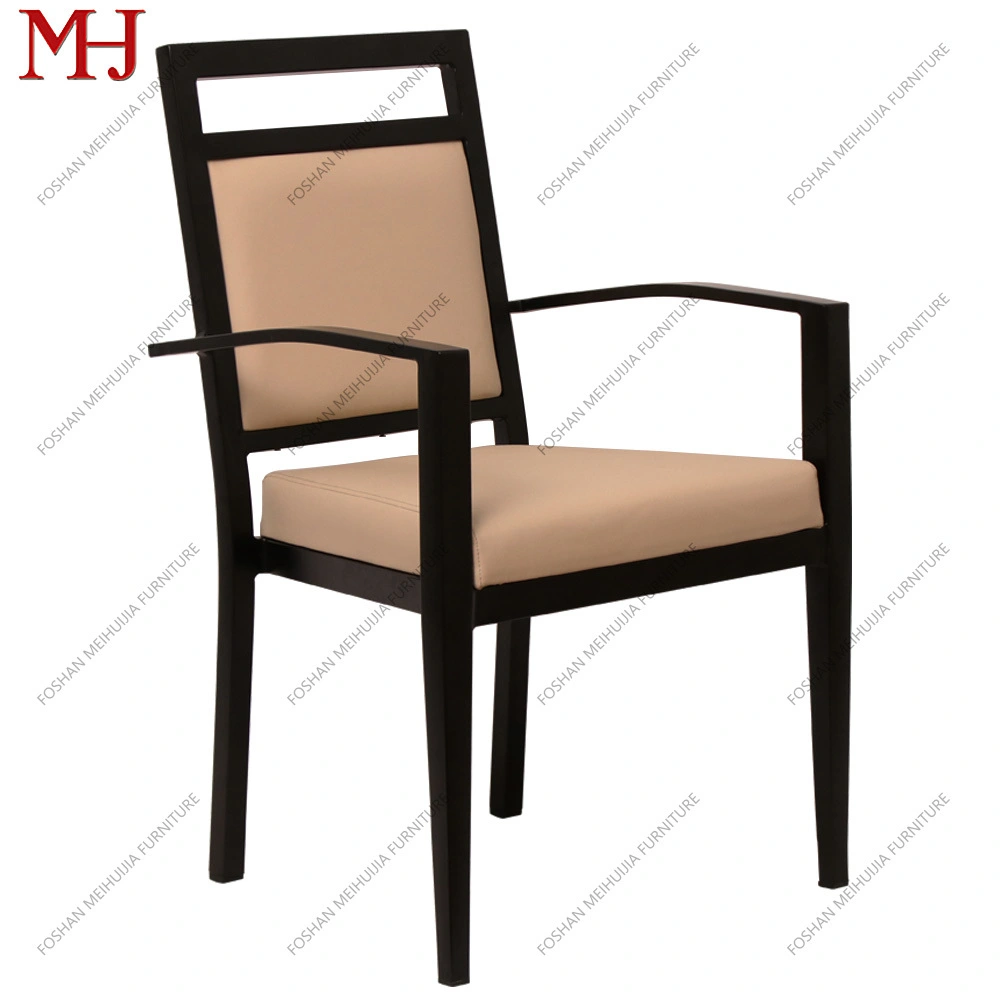 Armchairs Can Be Stacked Wood Modern Elegant Home Furniture, Iron Antique Dining Table Durable Dining Chair Classical 1