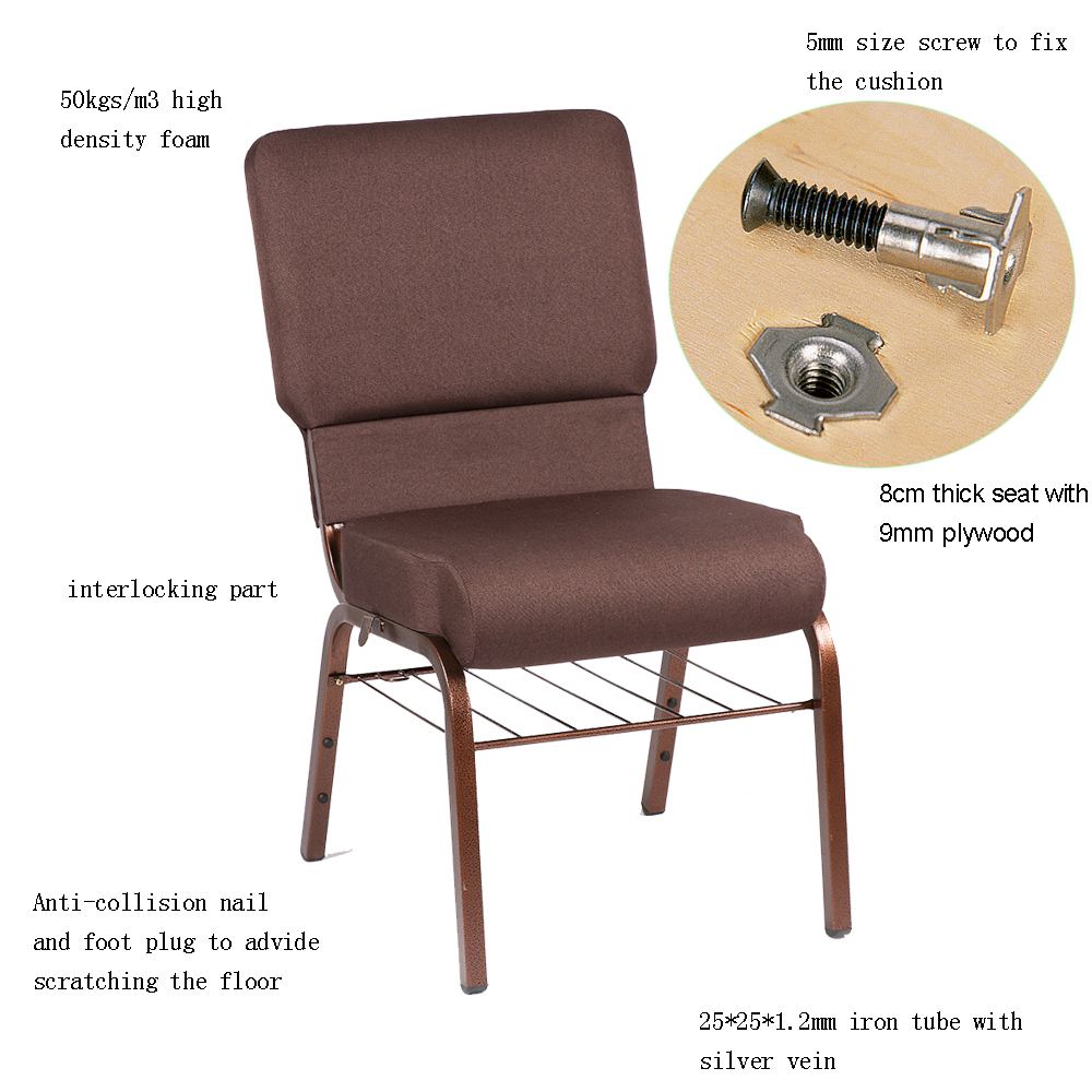 Customized Church chair with writing board manufacturers From China | MHJ furniture 12