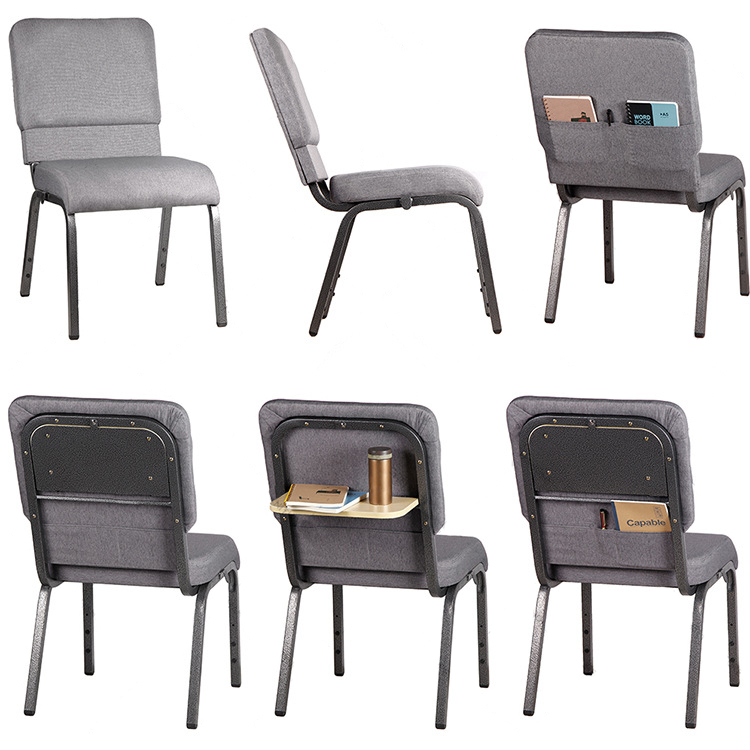 Customized Church chair with writing board manufacturers From China | MHJ furniture 13