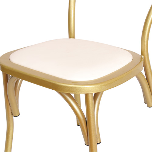 Modern Design Metal Gold Wedding Tiffany Chair 11