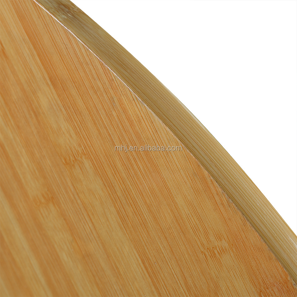 MHJ furniture - Factory Sale Pvc Surface Plywood Fan-shaped Folding Banquet Restaurant Table Tables 17