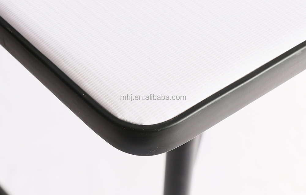 MHJ furniture - Factory Sale Pvc Surface Plywood Fan-shaped Folding Banquet Restaurant Table Tables 9