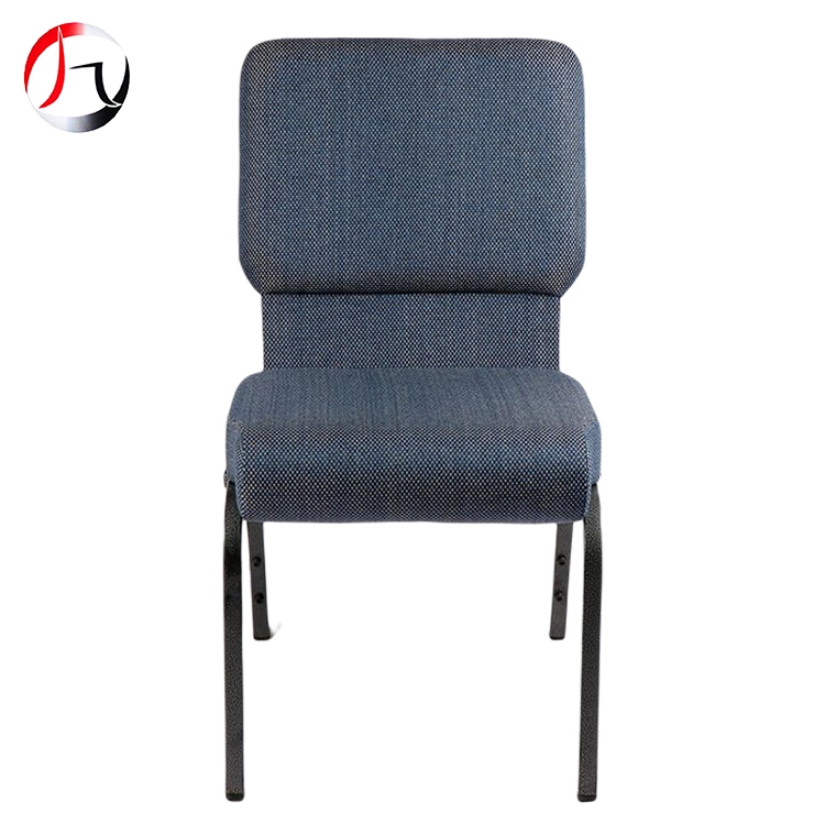 MHJ furniture - Modern Stacking Theater Furniture Interlocking Church Chair With Book Pocket Church chair 1