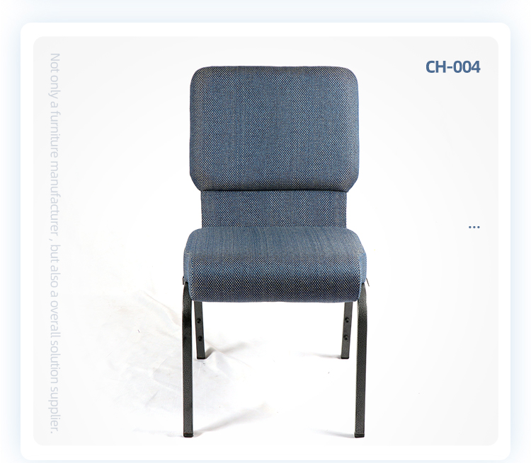 Modern stacking theater furniture interlocking church chair with book pocket