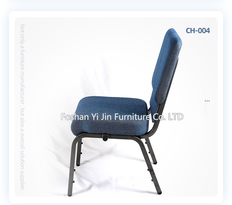 Modern stacking theater furniture interlocking church chair with book pocket